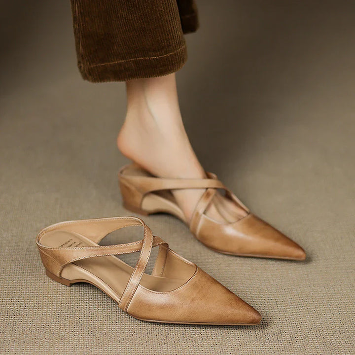 Genuine Leather Mules