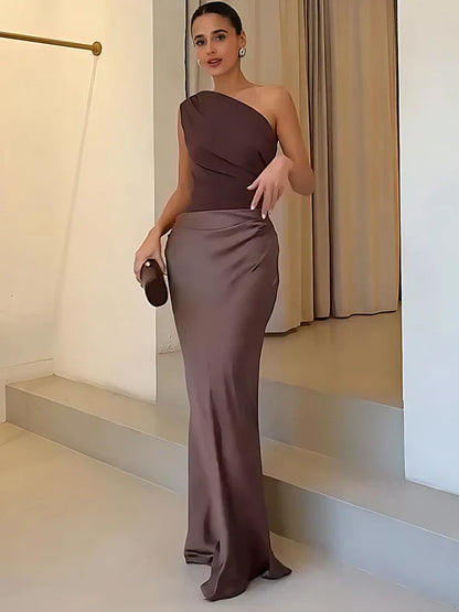 Sophia | Maxi Vestido con Forro de Satén