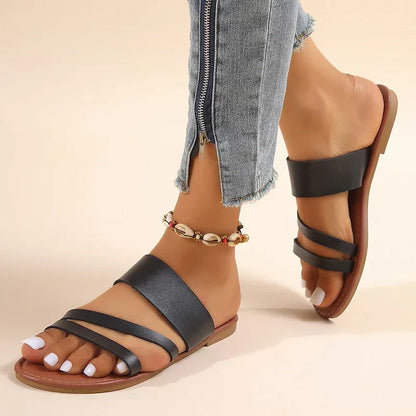 Grace™ - Sandalias planas informales y cómodas 