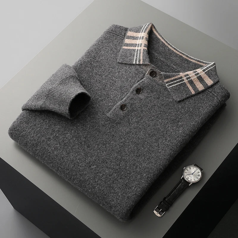 Oscar | Men’s Winter Classic Knit Polo Sweater