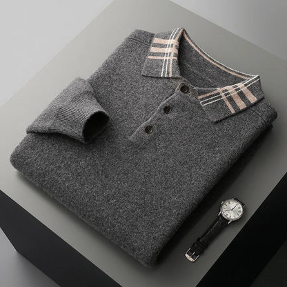 Oscar | Men’s Winter Classic Knit Polo Sweater