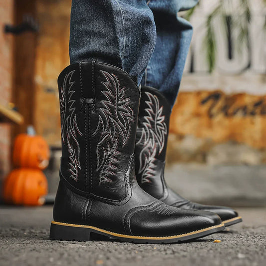 Martin | Western Style Leather Cowboy Boots for Men
