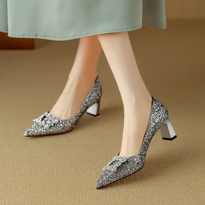 Zapatos de tacón Gloria Glitter