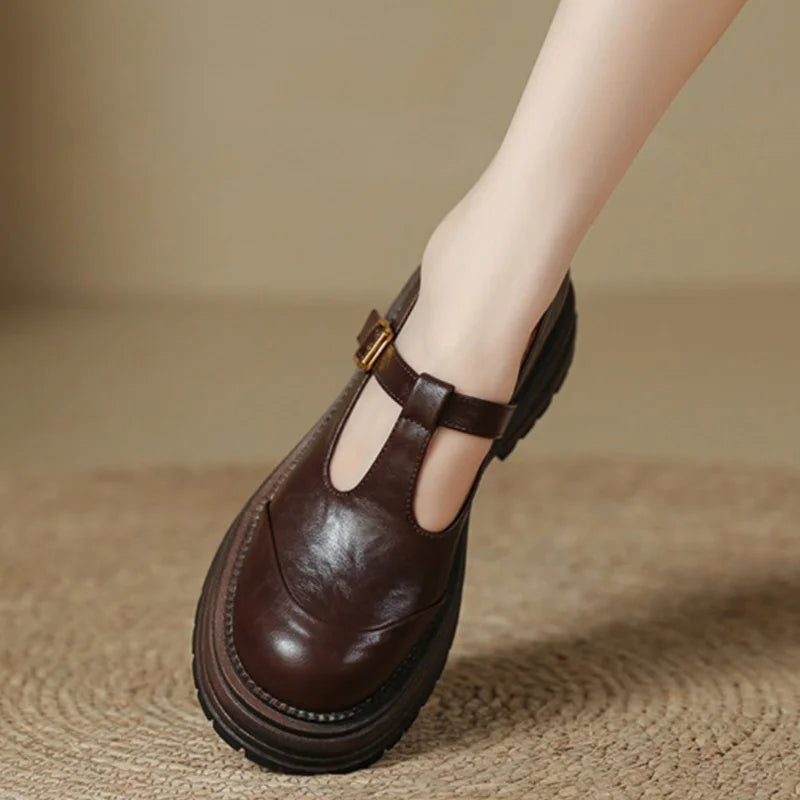Zapatos Farisse con barra en T
