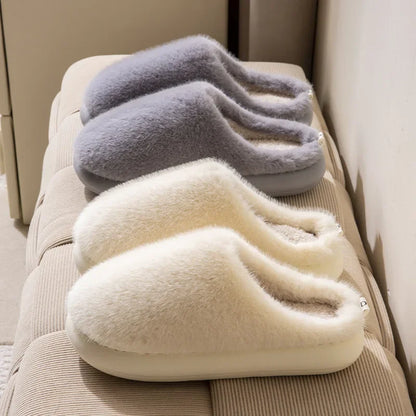 Women’s Cozy Fluffy Slip-On Slippers