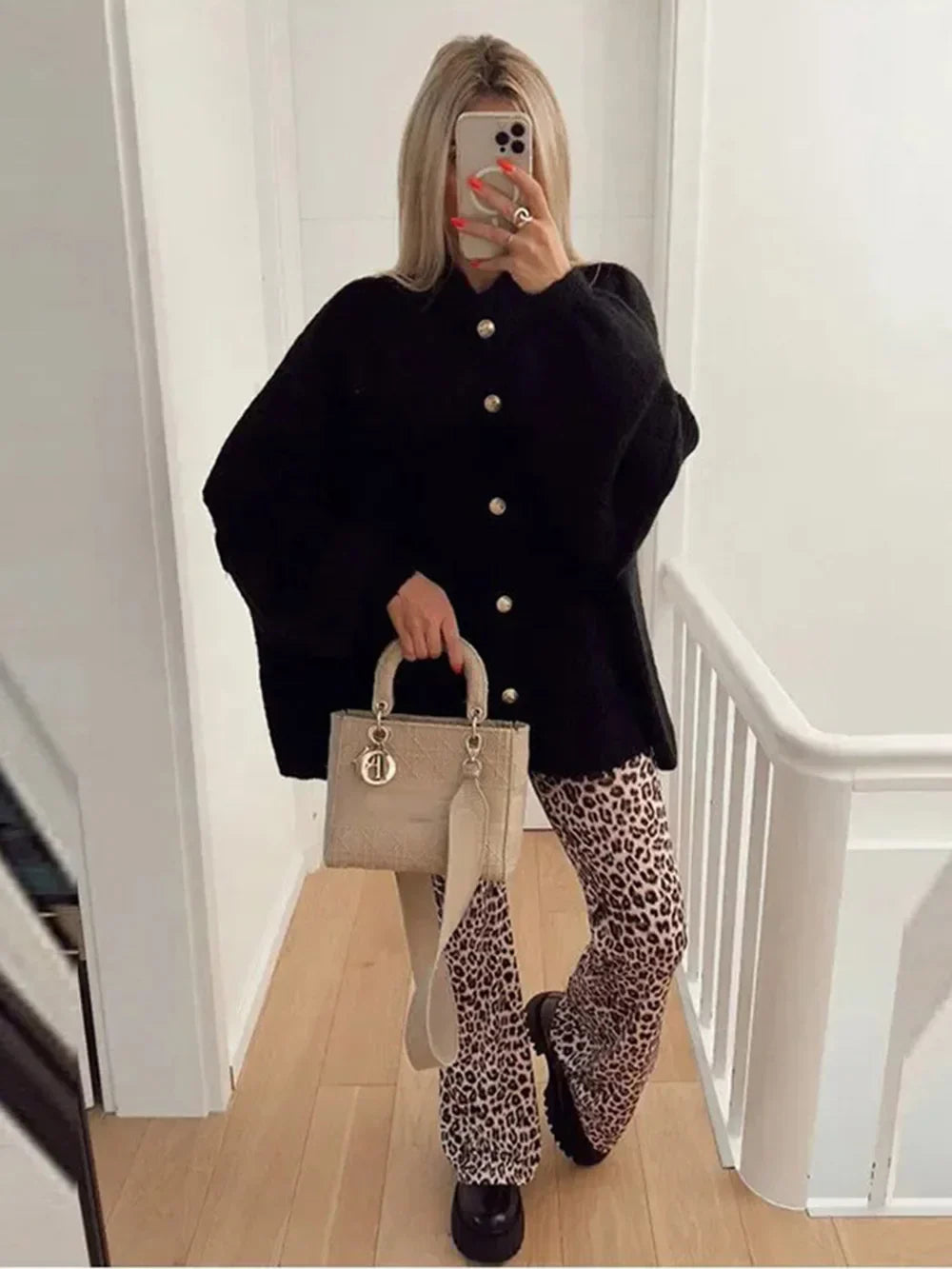 Jamie | Oversized Button-Down Cardigan for Women