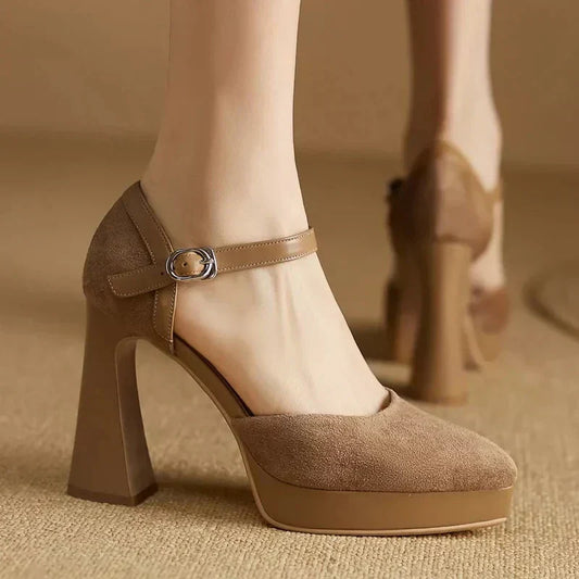 Zapatos de tacón elegantes Celeste