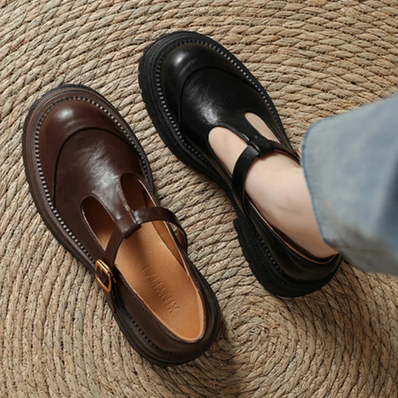 Zapatos Farisse con barra en T