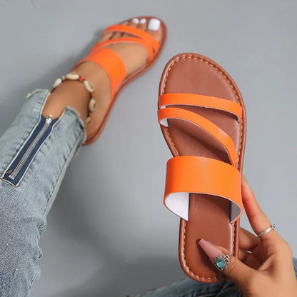 Grace™ - Sandalias planas informales y cómodas 
