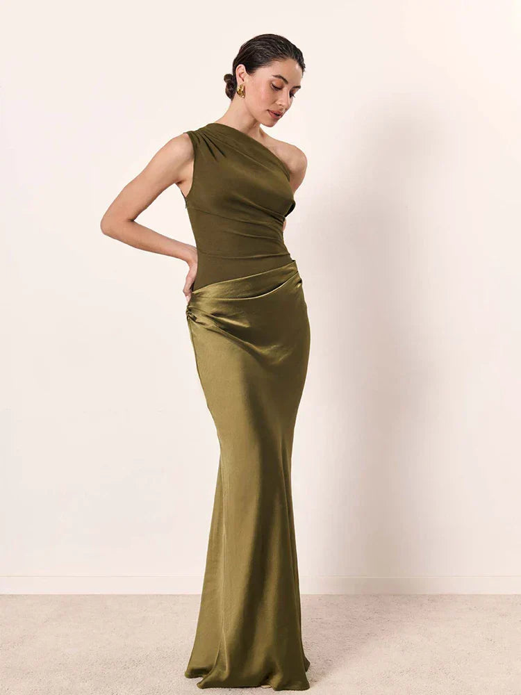 Sophia | Maxi Vestido con Forro de Satén