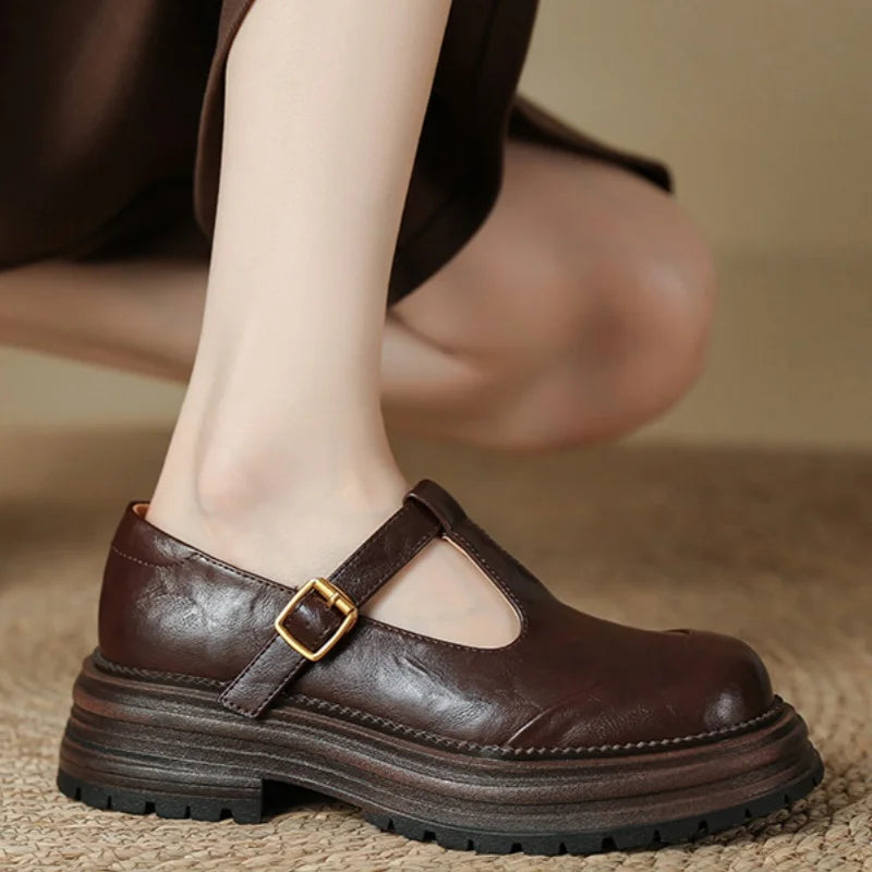 Zapatos Farisse con barra en T