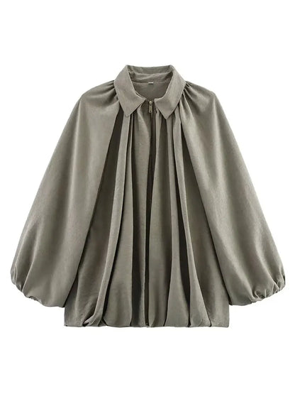 Ella | Women’s Winter Pleated Blouse