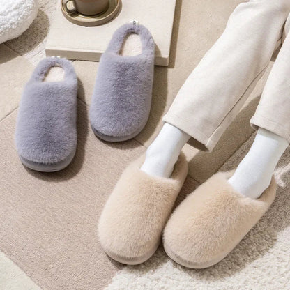 Women’s Cozy Fluffy Slip-On Slippers