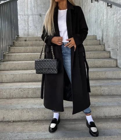 Addison | Women’s Classic Long Sleeve Trench Coat