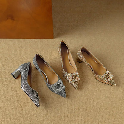 Zapatos de tacón Gloria Glitter
