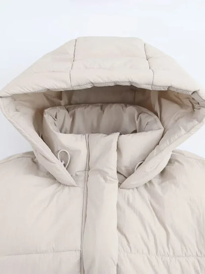 Kaitlyn | Hooded Cropped Women's Puffer Jacket