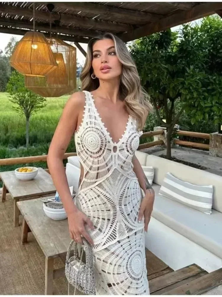 Liselotte™ | Vestido Largo con Cuello en V