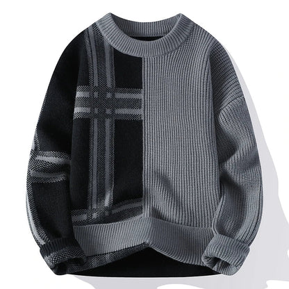 Paul | Men’s Winter Colorblock Crew Sweater