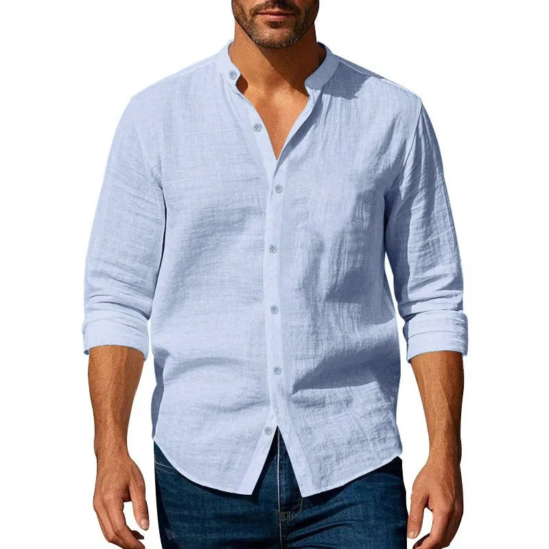 Breathable Button-Up Shirt