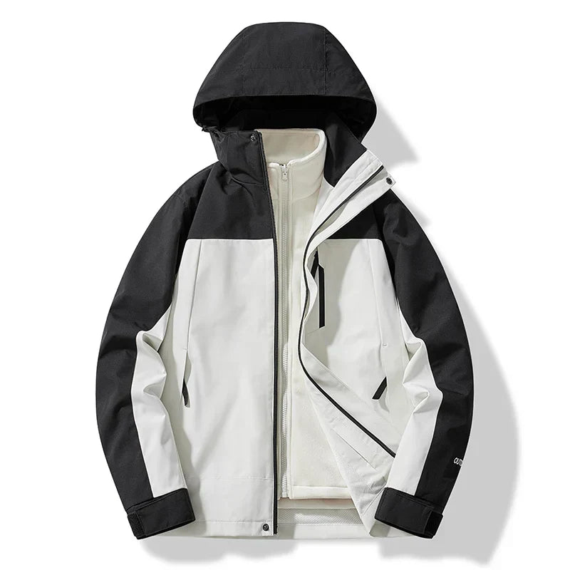 Adam | Men’s Winter Hooded Ski Zip Up Jacket