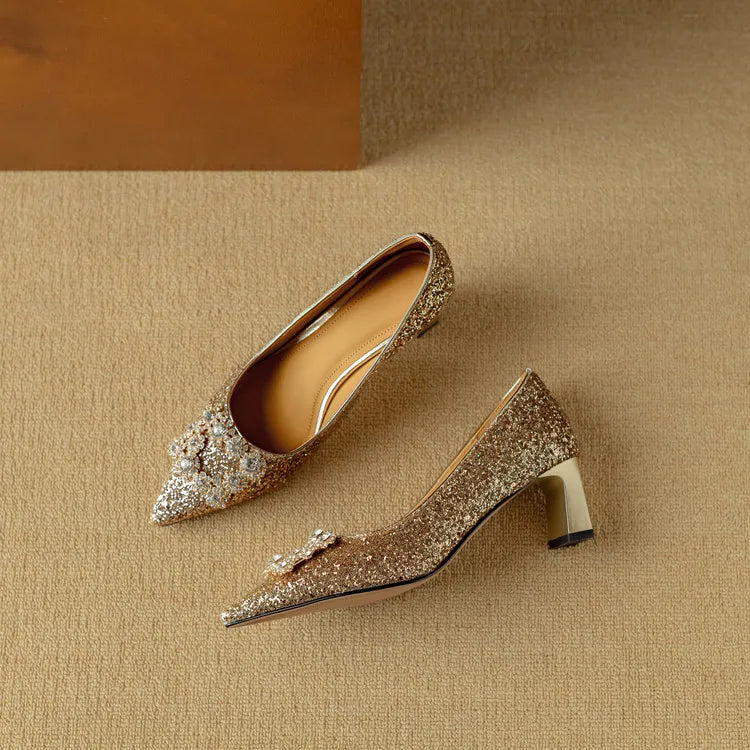 Zapatos de tacón Gloria Glitter