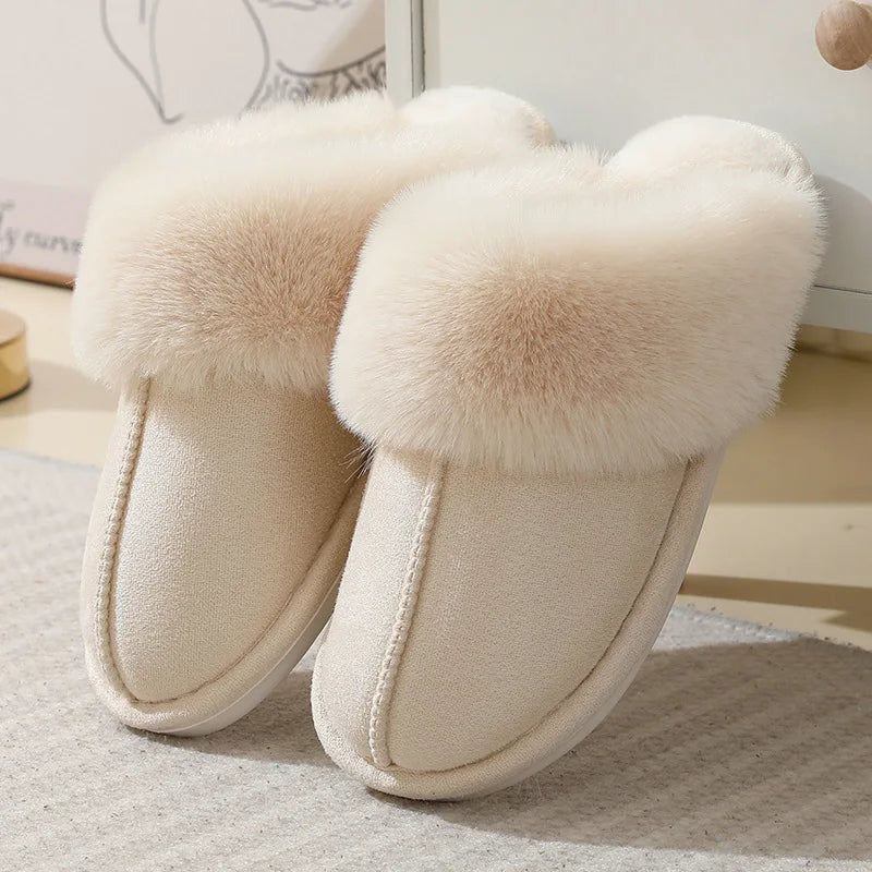 Women’s Plush Fur Indoor Slippers