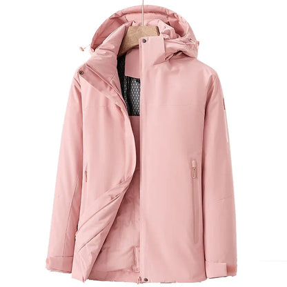 Jacqueline | Chaqueta impermeable de invierno para mujer con forro polar