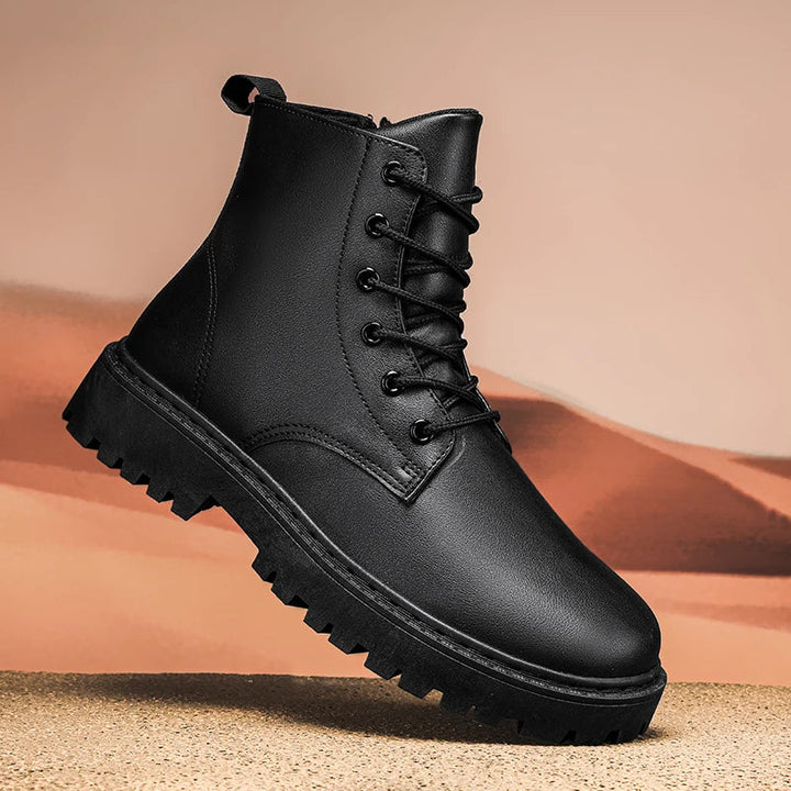 Men’s Lace-Up Boots with Chunky Sole