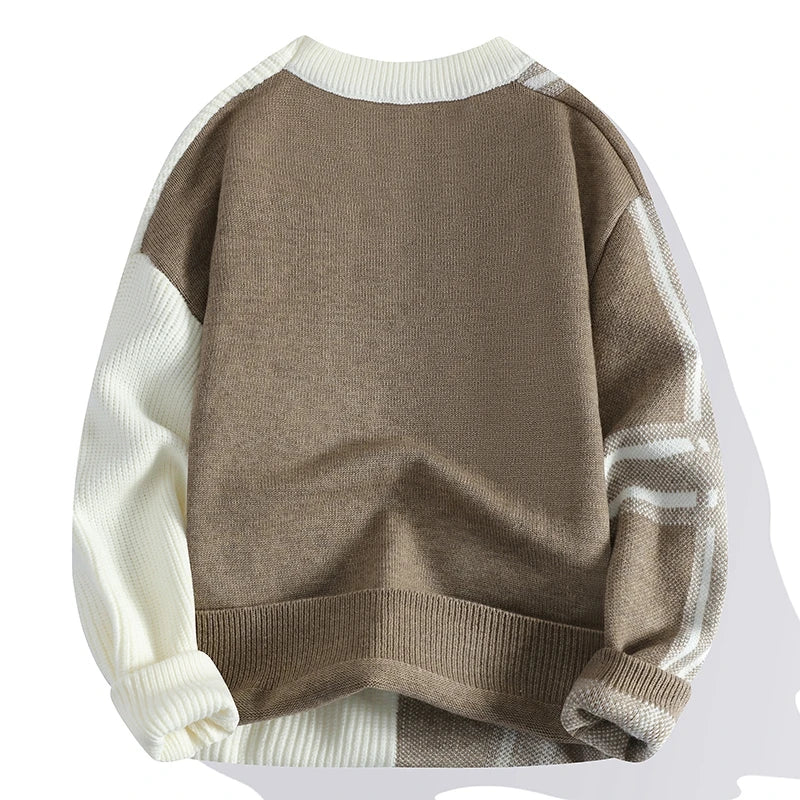 Paul | Men’s Winter Colorblock Crew Sweater