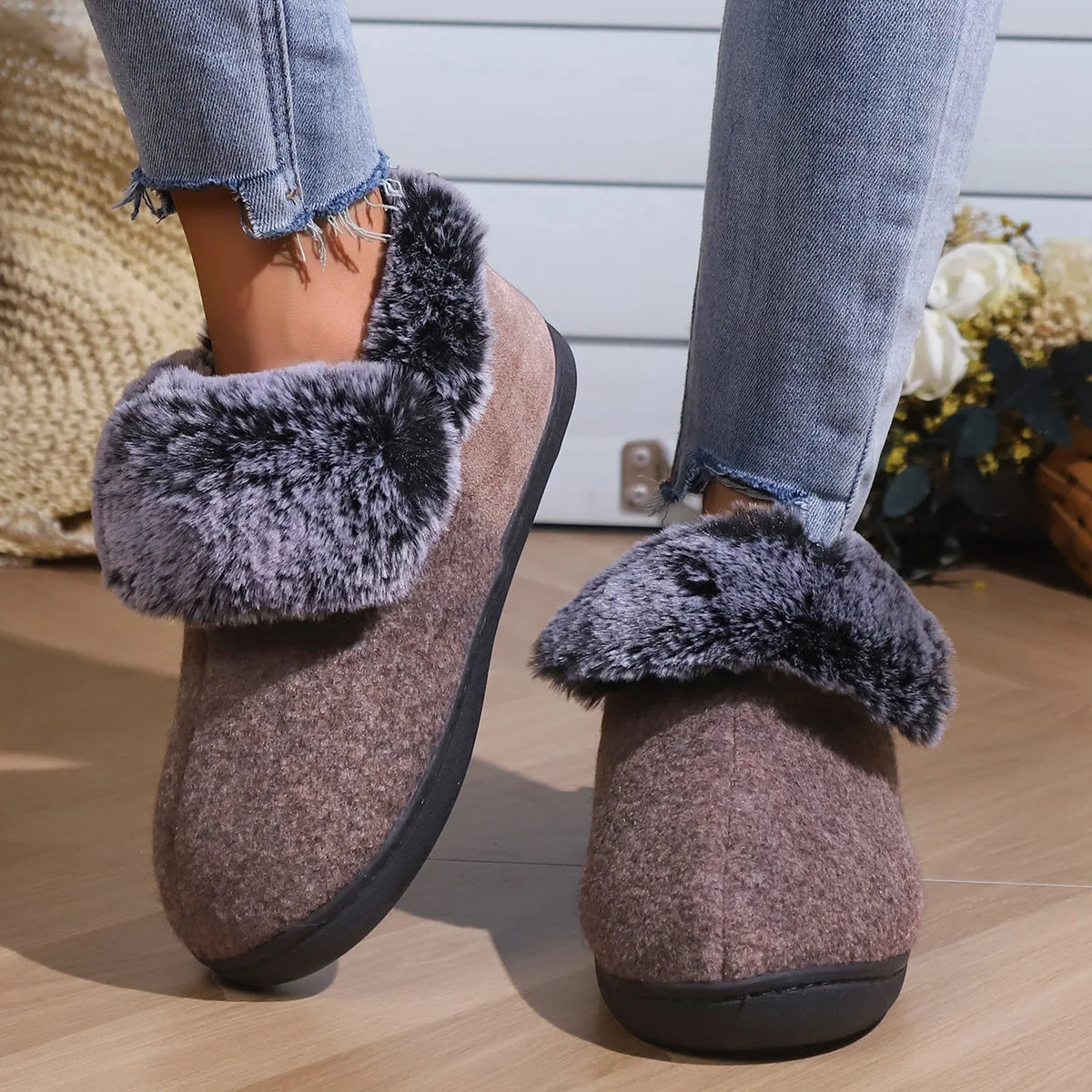 VERA | Pantuflas de felpa suave