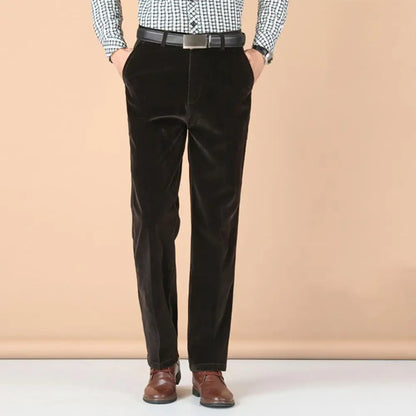 Brian | Pantalones de vestir de terciopelo para hombre