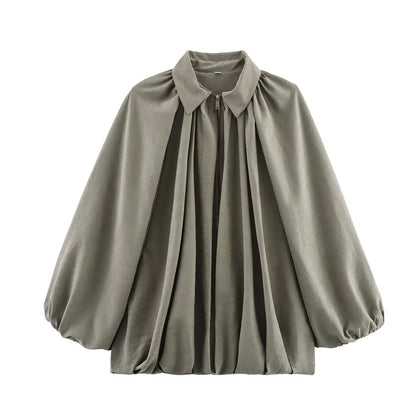 Ella | Women’s Winter Pleated Blouse