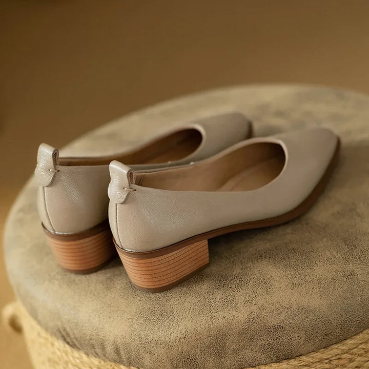 Classic Comfort Real Leather Pumps