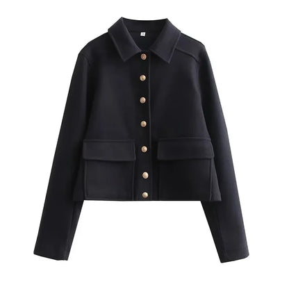 Isabel | Women’s Chic Button Front Short Jacket