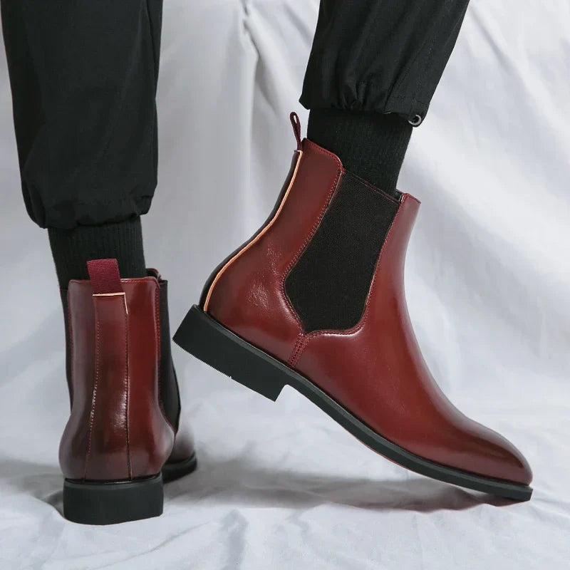 Michael | Elegant Leather Chelsea Boots for Men