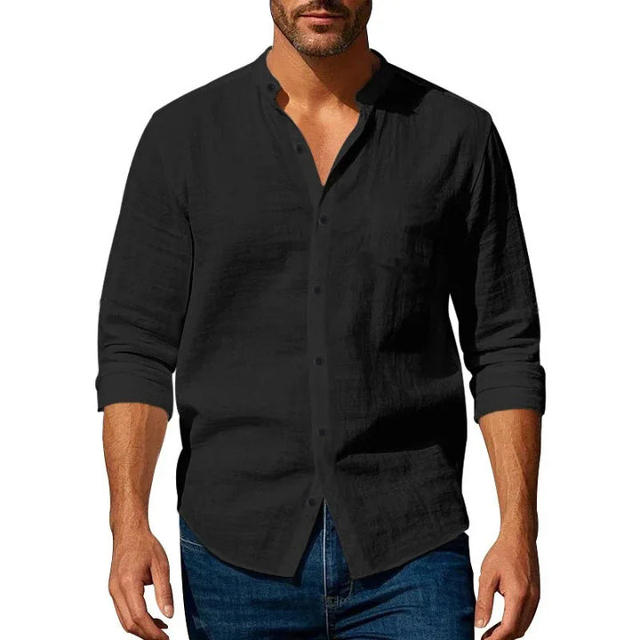 Breathable Button-Up Shirt