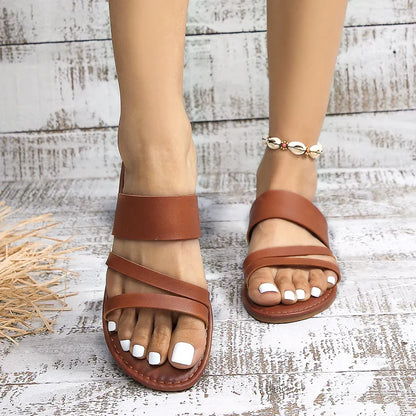 Grace™ - Sandalias planas informales y cómodas 