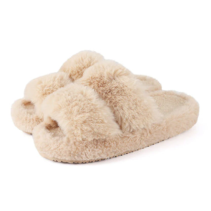 Daisy | Pantuflas de piel sintética para mujer