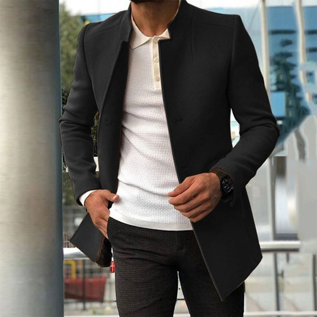 Jace | Modern Slim Fit Long Coat for Men