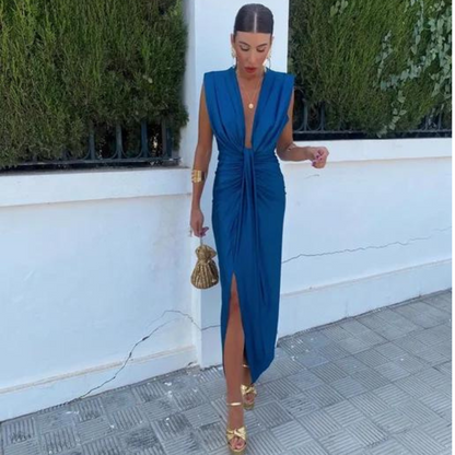 Elaine™ | Vestido elegante con cuello en V