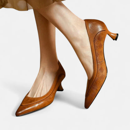 Tacones de cuero Amara