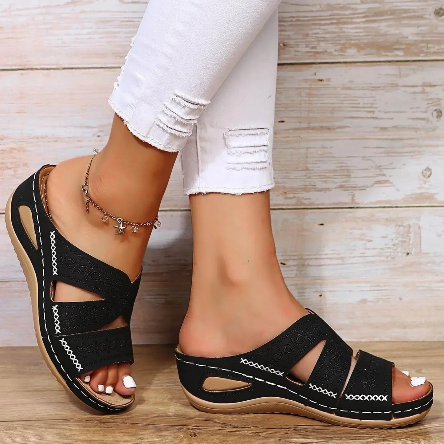 Aria™ - Sandalias ortopédicas con estilo 