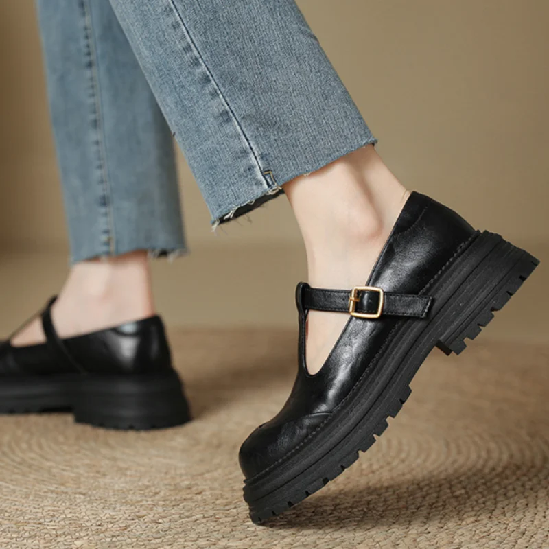 Zapatos Farisse con barra en T