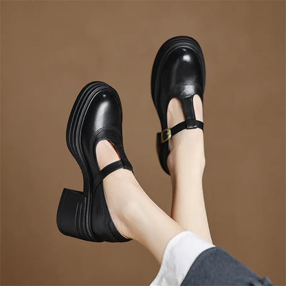 Zapatos de tacón grueso Elvana