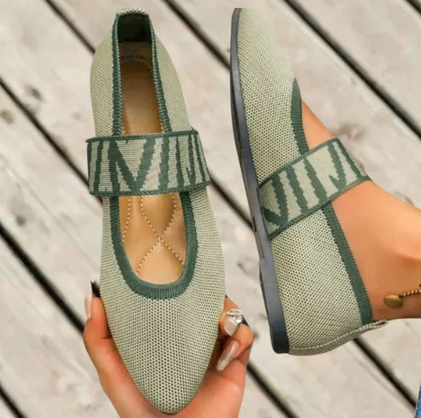 Women’s Spring Pointed Real Leather Ballet Flats