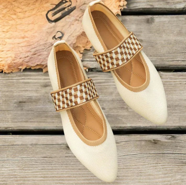 Women’s Spring Pointed Real Leather Ballet Flats