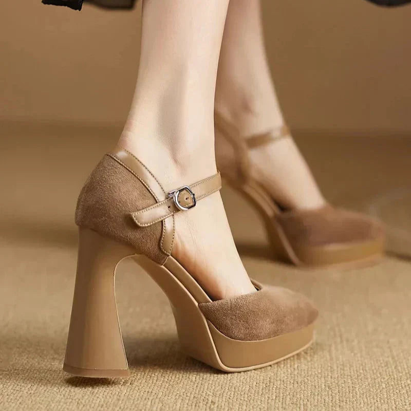 Zapatos de tacón elegantes Celeste