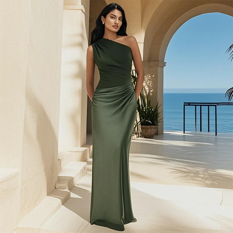 Sophia | Maxi Vestido con Forro de Satén