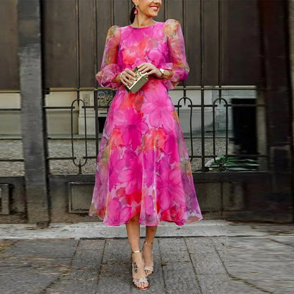 Alexa | Vestido floral formal para invitada de boda para mujer
