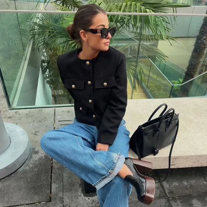 Gabriella | Chaqueta blazer corta para mujer